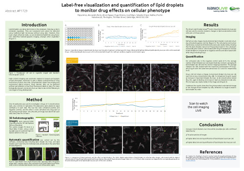 Label-free lipid droplet quantification Poster Label-free lipid droplet quantification Poster