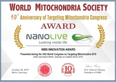 Award World Mitochondria Society
