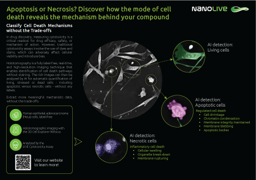 Cell death mechanism poster