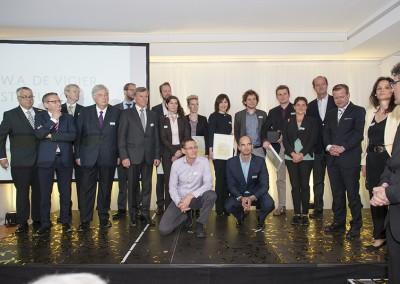 DE VIGIER AWARDS 2016 - group photo participants