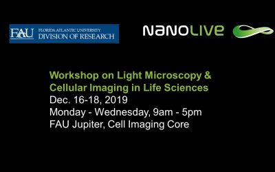 Workshop on Light Microscopy & Cellular Imaging in Life Sciences at Florida Atlantic University from 16-18 December