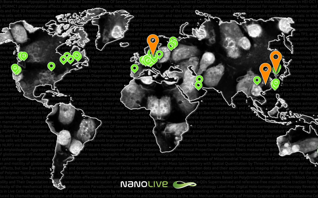 3 new scientific publications using Nanolive label-free live cell imaging
