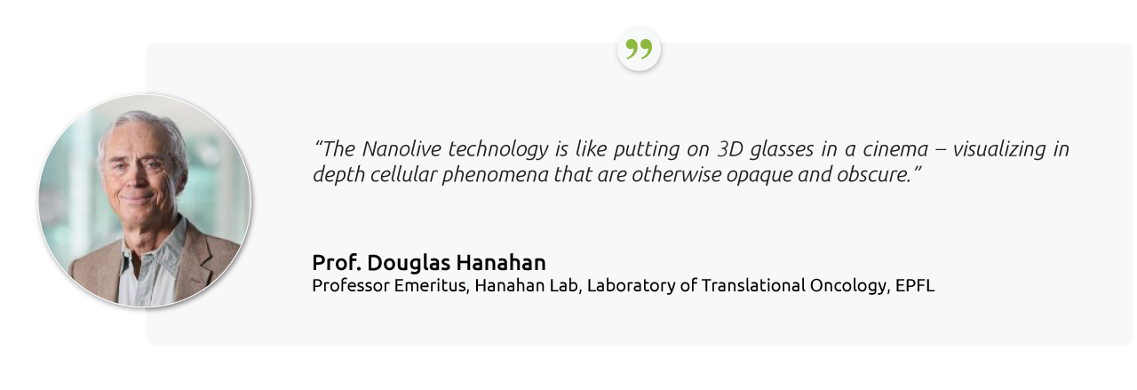 Testimonials-home-page_EPFL Prof. Douglas Hanahan EPFL testimonial