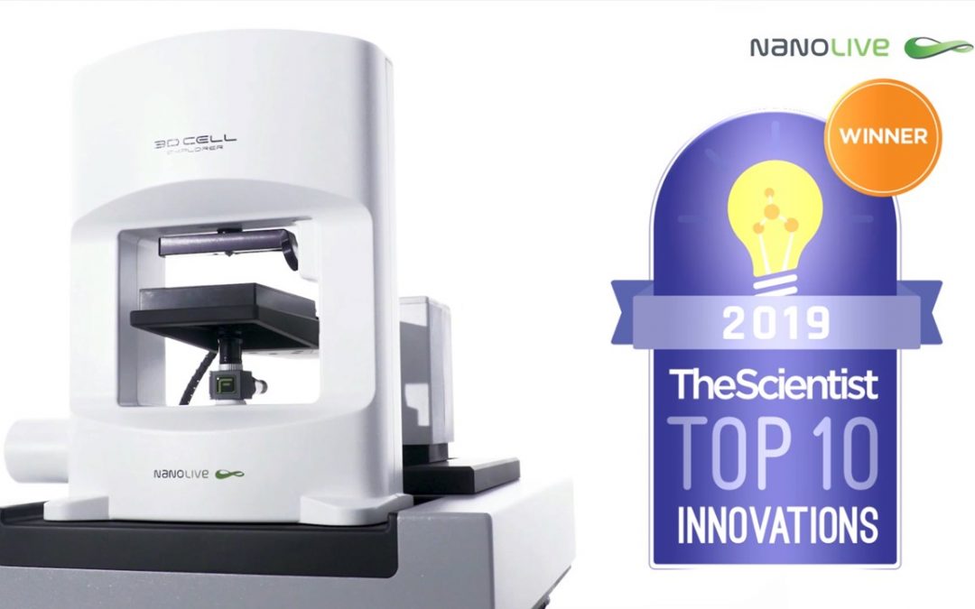 Nanolive amongst the winners of The Scientist’s Top 10 Innovations of 2019